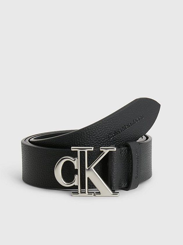 Calvin Klein USA Leather Mens Belt Black 3821654-YC